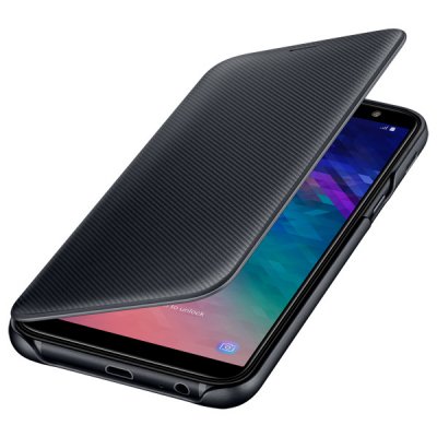    Samsung Wallet Cover  Galaxy A6 (2018), Black