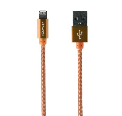     Awei USB A - APPLE Lightning CL-910 1m Orange 52043