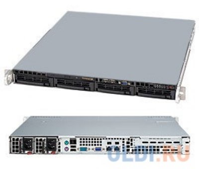   SuperMicro 1U SYS-5017C-MTRF   2 x LGA1155 (E3-12XX)   4 DDR3 ECC Reg   1*PCI-Ex8   4 HS 3.5"