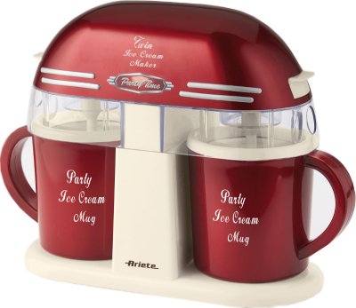     Ariete 631 Party Time Twin Ice Cream Maker