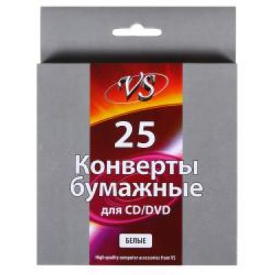     CD/DVD VS,   , White (25 )