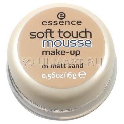      Essence Soft Touch Mousse Make-up, . 01 matt sand