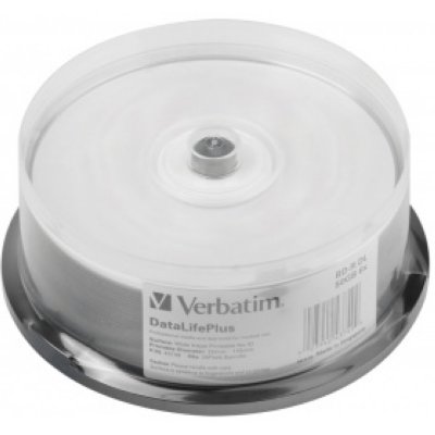    BD-R Verbatim 50 Gb, 6x, Cake Box (25), Printable (25/100)
