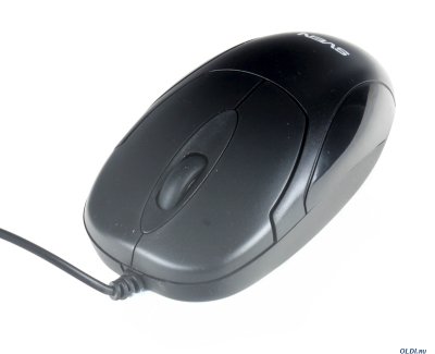    Sven Optical Mouse (RX-111 Black) (RTL) PS/2 3btn+Roll