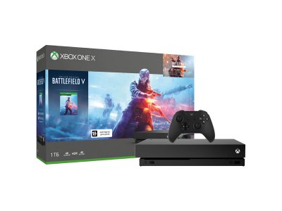     Microsoft Xbox One X 1Tb Black CYV-00180 + Battlefield V