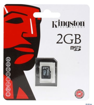   2Gb   microSD (T-Flash) Kingston (SDC/2GBSP)  