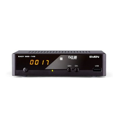   SVEN (EASY SEE-149 LED) (Full HD A/V Player/Rec, HDMI, RCA, Comp., DVB-T2, USB2.0 Host, )