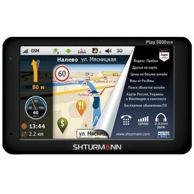   Shturmann Play 5000DVR  GPS  LCD 5",  , BlueTooth (DUN