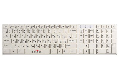    Oklick 555S Multimedia Keyboard USB + Hub White