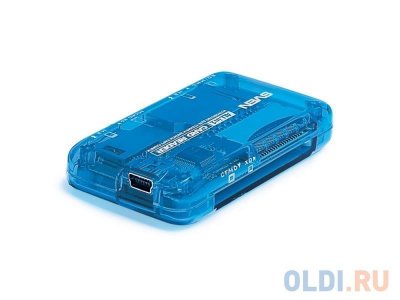     SVEN (AC-116 Blue) USB2.0 CF/MMC/SD/microSD/xD/MS(/M2) Card Reader/Writer