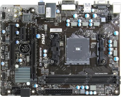     MSI A68HM-P33 V2 (RTL) SocketFM2+ (AMD A68H) PCI-E Dsub+DVI+GbLAN SATA MicroATX 2D