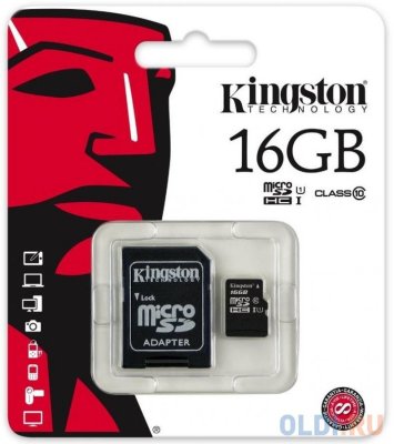   Kingston microSDHC Action Camera Class 10 U3 UHS-I 16GB    