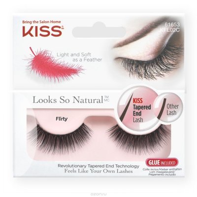      KISS Looks so Natural Eyelashes Flirty KFL02C