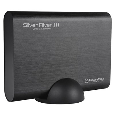     Thermaltake ST-002-E31U3E-A1 External HDD Case 3.5"" Silver River III 5G [ST-002-E31U