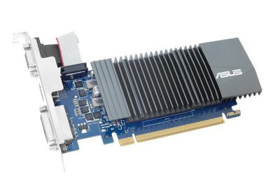    ASUS GeForce GT 710 954Mhz PCI-E 2.0 1024Mb 900Mhz 32 bit DVI HDMI HDCP GT710-SL-1GD5-BRK
