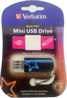   USB Flash  32Gb Verbatim Mini Neon Blue (49389)