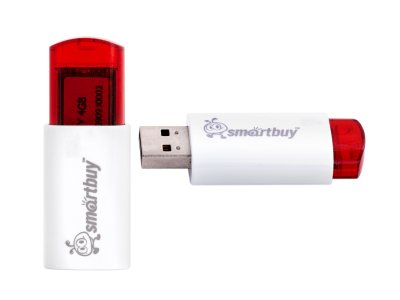   - USB Flash Drive 8Gb - SmartBuy Click White SB8GBCL-W