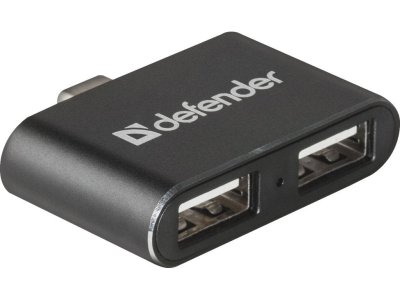    USB Defender Quadro Dual USB 3.1 Type-C - USB 2.0 2-ports 83207