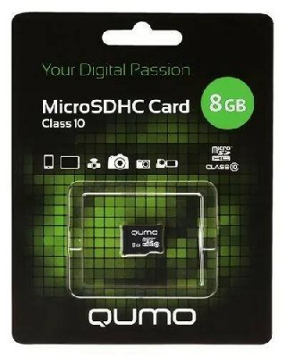     Qumo microSDHC class 10 8GB (QM8GMICSDHC10NA)