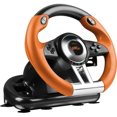      PC Speed-Link SL-6695-BKOR-01(V2) Drift O.Z. Racing Wheel Black-Orange Vibration,