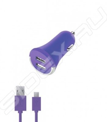      2 USB 2,1  + - microUSB (Deppa Ultra Colors 11271) (