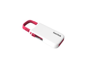    USB Flash Drive 8Gb - Sandisk CZ59 Cruzer U White-Pink SDCZ59-008G-B35WP