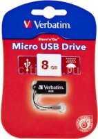     8GB Verbatim Micro, USB 2.0, Slim,
