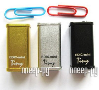 Товар почтой Диктофон Edic-Mini Tiny A31-17920 (300h) - 2Gb Black