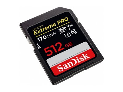    512Gb - SanDisk Extreme Pro - Secure Digital XC Class 10 UHS-I SDSDXXY-512G-GN4IN (