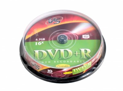    VS DVD+R 4,7 GB 16x CB/10 Ink Print