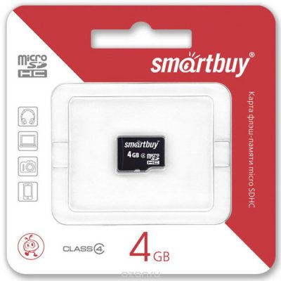   SmartBuy microSDHC  lass 4 4GB   ( )