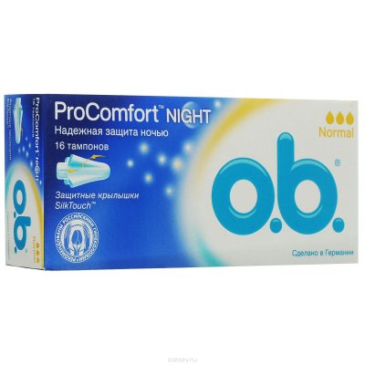   O.B.  "ProComfort Night Normal", 16 