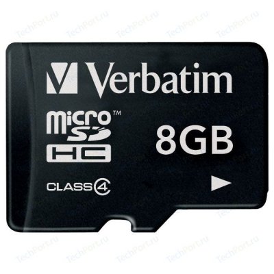      Verbatim microSDHC 8Gb class 4 (044004-61)