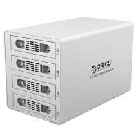      HDD 4 x 3.5" Orico 3549RUS3, USB3.0 + eSATA, RAID, SATA, Silver
