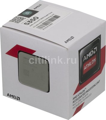    AMD Athlon X4 5350 Socket-AM1 (AD5350JAHMBOX) (2.05/5000/2Mb/Radeon HD 8400) Kabini Box