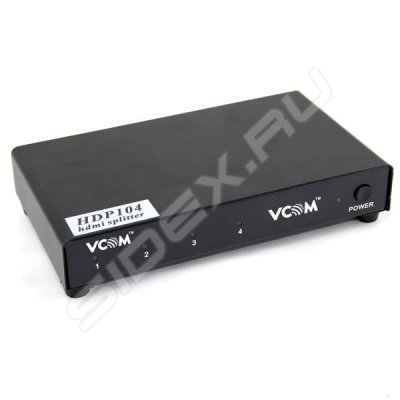    HDMI (f) - 4 HDMI (f), 3D Full-HD, v1.4 (VCOM VDS8044D)