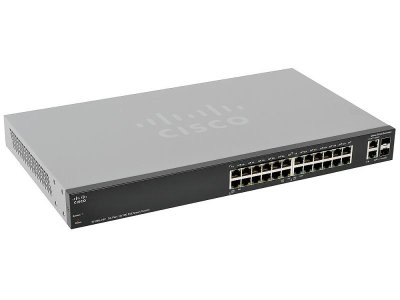 Товар почтой Коммутатор Cisco SLM224PT-EU управляемый 24 порта 10/100Mbps 2xSFP
