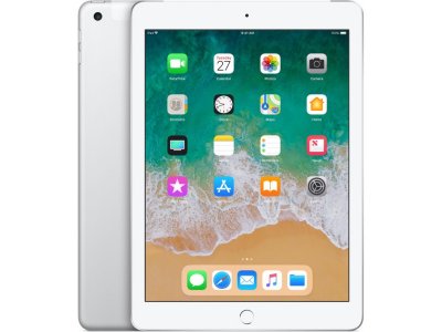    APPLE iPad 2018 Wi-Fi + Cellular 128Gb Silver MR732RU/A