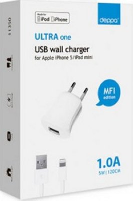      Deppa Ultra MFI Apple Lightning,  1A,  (11350)