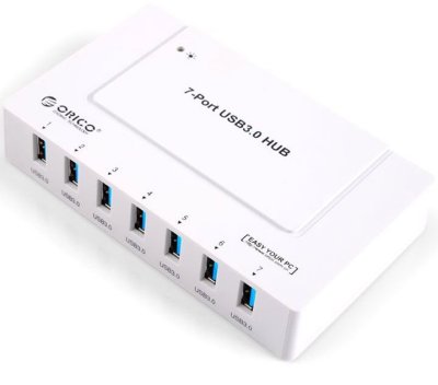   USB- Orico H9978-U3 White