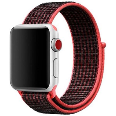    EVA Nylon /Apple Watch 38/40mm Black/Red (AVA009BR)