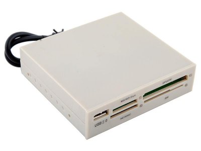    Gembird (FDI2-ALLIN1S-B)3.5" Internal USB2.0 CF/MD/MMC/SD/microSD/xD/MS(/Pro/Duo) Card Rea