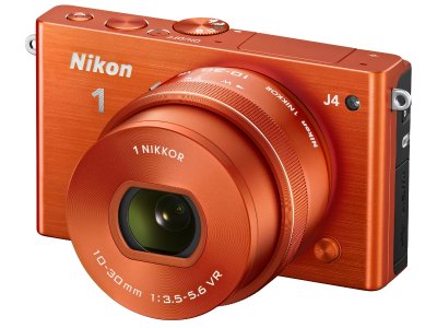    Nikon 1 J4 Kit 10-30 mm F/3.5-5.6 VR PD-Zoom Orange