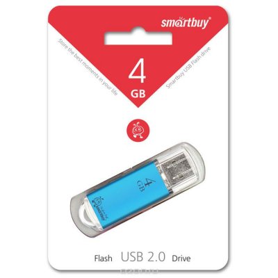   SmartBuy V-Cut 4GB, Blue USB-