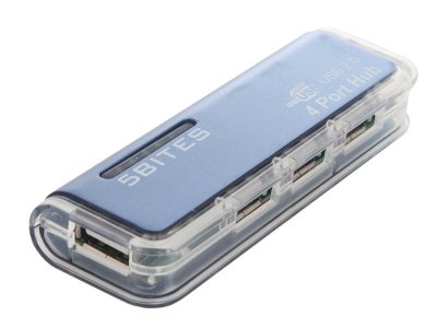    5bites CK0029A-BL, USB2.0 4xPort, Blue