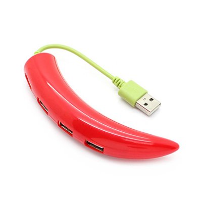    USB Bradex  USB 4 ports Red SU 0043