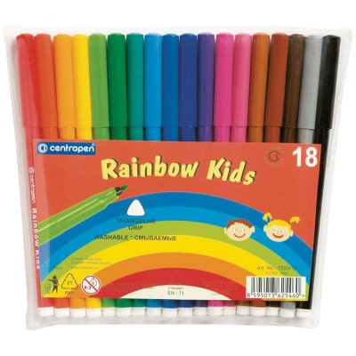    Centropen "Rainbow Kids", 18 ,  .
