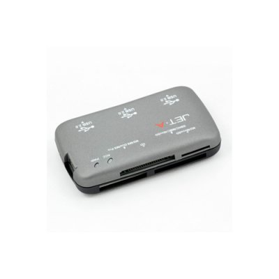    All-in-One External Jet.A JA-CR4 Peble, USB 3 ports, Grey