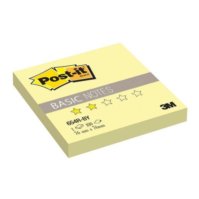   - Post-it Basic 654R-BY,  