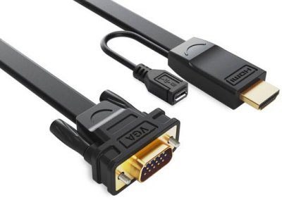    VGA (M) - HDMI (M), 3 , Greenconnect GC-HD2VGA5-3m